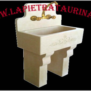 Lavelli in pietra con gocciolatoio