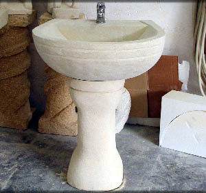 Lavelli in pietra per giardino