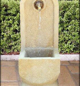 fontane a parete per arredo giardino