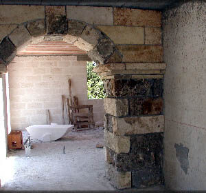 Archi a faccia vista per interno