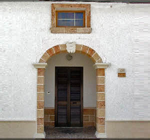 Rivestimento in pietra per portoncino d'ingresso