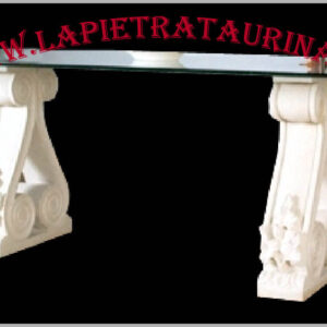 scrivania per arredo ufficio in pietra leccese