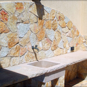 Rivestimento per top in pietra naturale