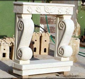 Rivestimento in pietra per la costruzione di un camino