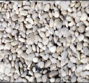 Ciottoli bianchi di fiume in pietra dura